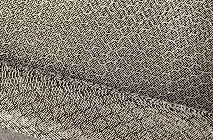 3k 240g Honeycomb Hexagon Carbon Fiber and Aramid fabric - Image 3